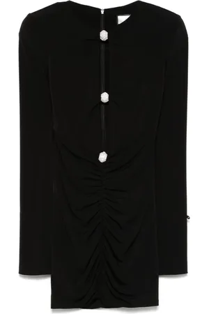NISSA Crystal-embellished mini dress