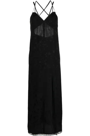 Zadig & Voltaire Rohal star-jacquard silk dress