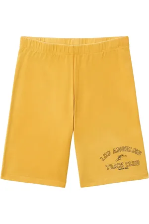 Sporty & Rich Track Club cotton shorts