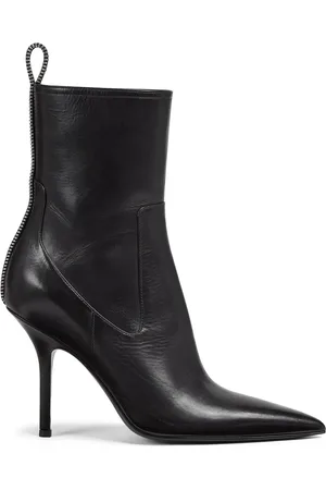 Dsquared2 100mm zip-detailing leather boots