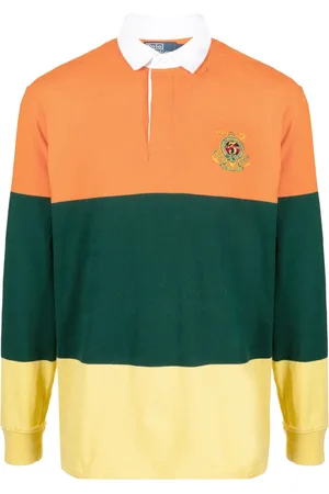 Ralph Lauren Logo-embroidered colour-block polo shirt