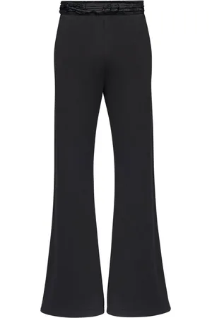 Maison Margiela Ruffled-waist flared trousers