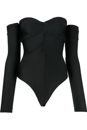 FLEUR DU MAL Ruched bodysuit