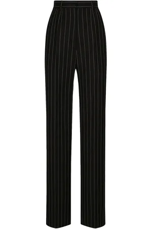 Dolce & Gabbana Striped high-waisted trousers