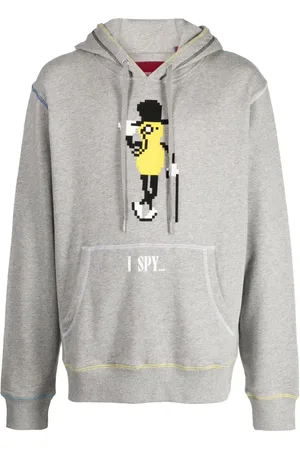 MOSTLY HEARD RARELY SEEN I Spy graphic-print cotton hoodie