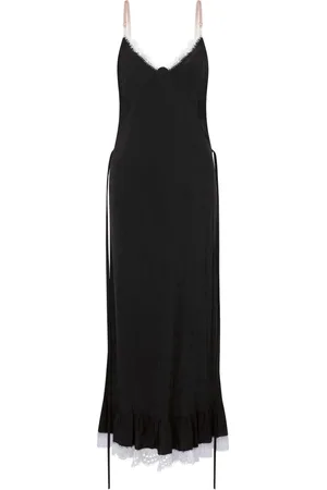 Moschino Lace-trim maxi dress
