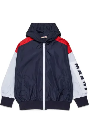 Marni Colour-block hooded jacket