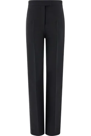 Salvatore Ferragamo Press-crease high-rise trousers