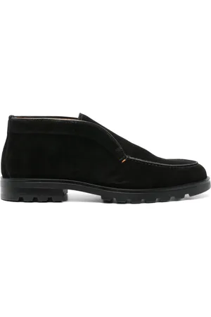 santoni Slip-on suede boots