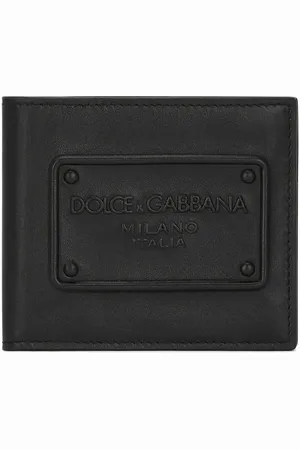 Dolce & Gabbana Logo-embossed leather bifold wallet