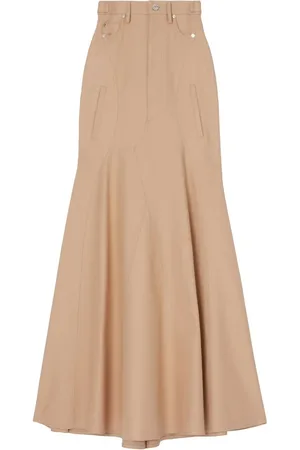 Burberry Gabardine cotton full skirt