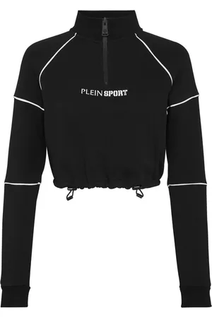 Philipp Plein Logo-print cropped sweatshirt