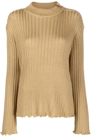 Maison Margiela Ribbed high neck jumper