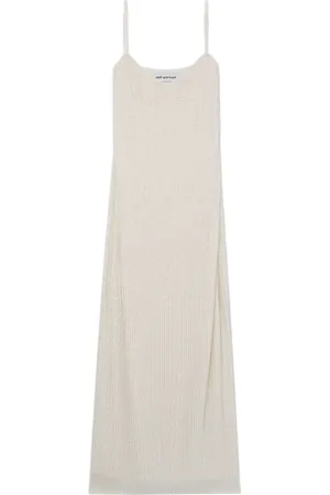 Self-Portrait Rhinestone-embellished sleeveless maxi dress