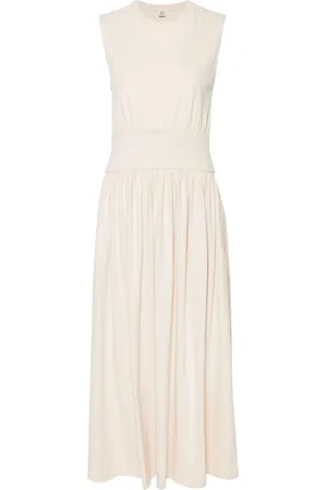 Totême Fitted-waistband midi dress