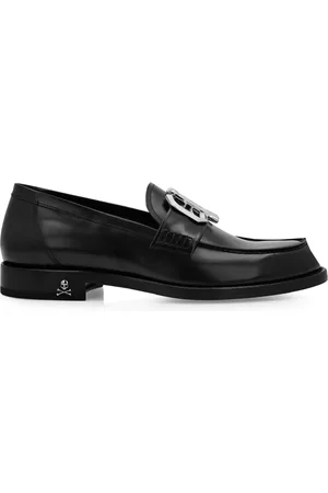 Philipp Plein Logo-plaque leather loafers