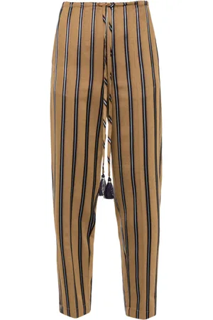 FORTE FORTE Striped tapered trousers
