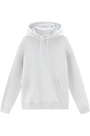 Woolrich Logo-embroidered cotton hoodie