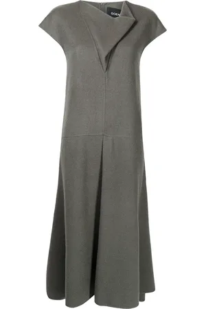 GOEN.J Cowl-neck wool-blend dress