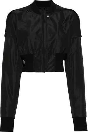 Rick Owens Collage cropped bomber jacket