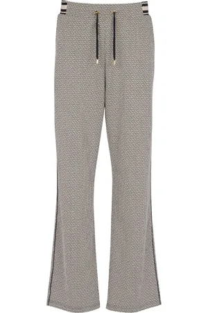 Balmain Mini monogram-jacquard track pants