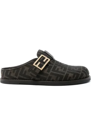 Fendi Feel FF-motif mules