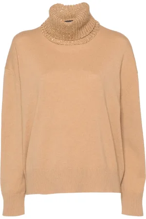 Fabiana Filippi Sequin-embellished knitted jumper