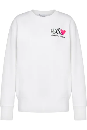 Moschino Graphic-print cotton hoodie