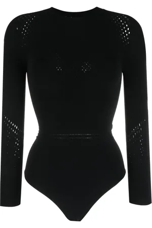 Zadig & Voltaire Perforated slim-cut bodysuit