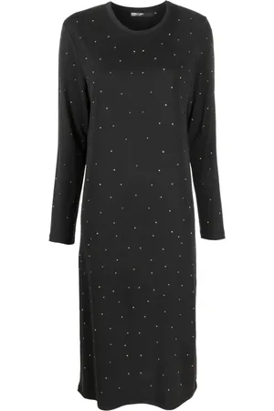 Bimba y Lola Glitter embellished long-sleeve dress