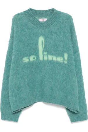 MARTINE ROSE Brushed V-neck sweater