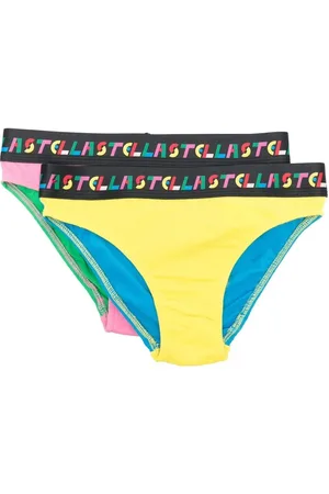 Stella McCartney Two-set Colourblock Cotton Brief Set