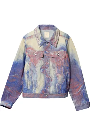 Camper Swirl-print denim jacket