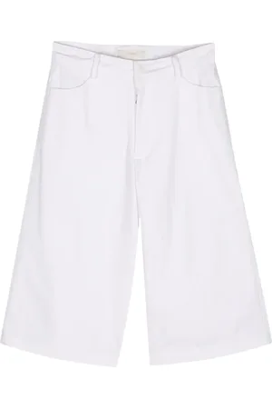 FAITHFULL THE BRAND Wide-leg canvas shorts