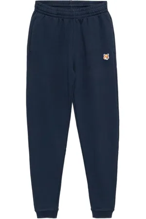 Maison Kitsuné Fox-head-patched track pants