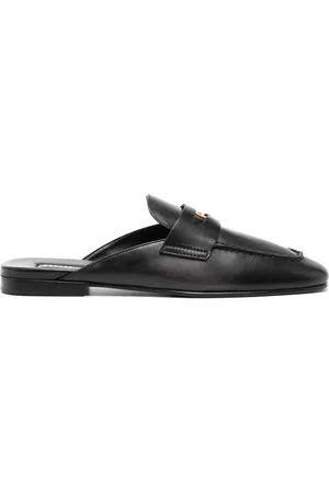 Miu Miu Bleached leather loafers