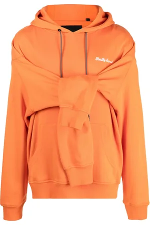 MOSTLY HEARD RARELY SEEN Double-sleeve layered cotton hoodie