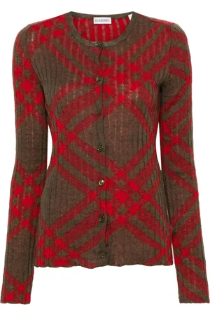 Burberry Checked cardigan
