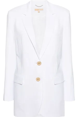 Michael Kors Single-breasted crepe-texture blazer