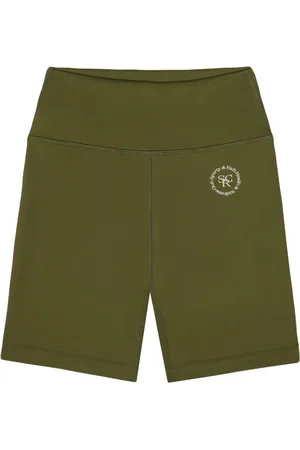 Sporty & Rich Logo-print biker shorts