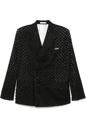 Helmut Lang Hole-punched blazer