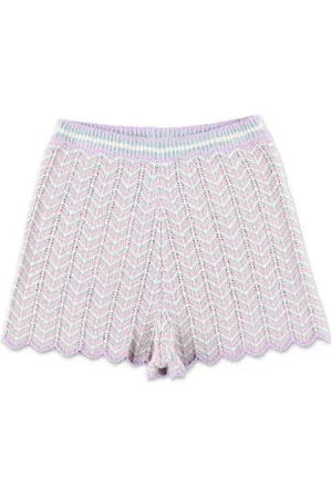 ZIMMERMANN Striped knitted shorts