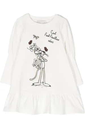MONNALISA Graphic-print stretch-cotton dress