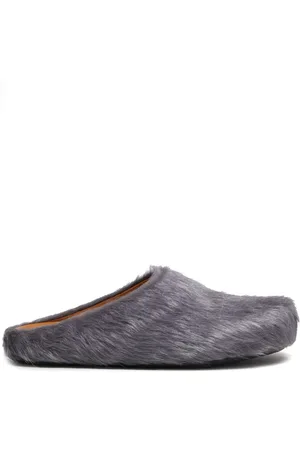Marni Fussbett calf-hair clogs