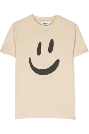 Molo Roxo smiley-face print T-shirt