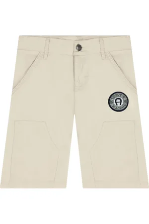 Aigner Logo-patch cotton shorts