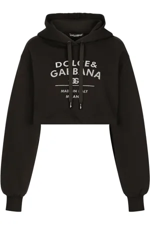 Dolce & Gabbana Logo-print cotton-blend hoodie