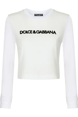 Dolce & Gabbana Logo-lettering long-sleeve T-shirt