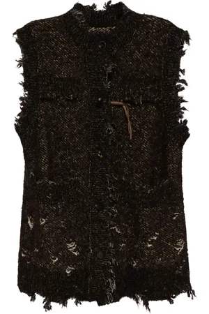 JNBY Distressed knitted gilet