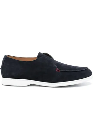 Kiton Slip-on suede loafers